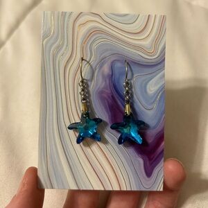 Cute Dangling Star Earrings